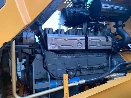 Λειτουργών φορτωτής CLG856 ροδών Liugong βάρους χρησιμοποιημένος 16800KG με τη μηχανή της Cummins