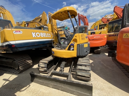3915KG3 PC35MR-2 Μεταχειρισμένο Υδραυλικό Crawler Komatsu Excavator 3 Ton