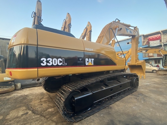 30t Μεταχειρισμένο CAT 330CL Hydraulic Crawler Excavator 1,7m3 Bucket 35108kg