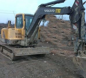 Μίνι μεταχειρισμένο Volvo Excavator EC55 0,14cbm χωρητικότητα κουβά με πρωτότυπο Turbo