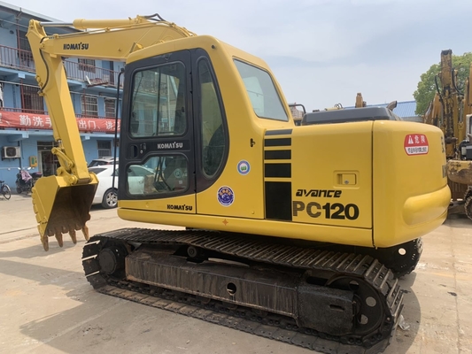 12 τόνων Αρχική Ιαπωνία Χρησιμοποιούμενη Komatsu PC120-6 Crawler Excavator στην πώληση