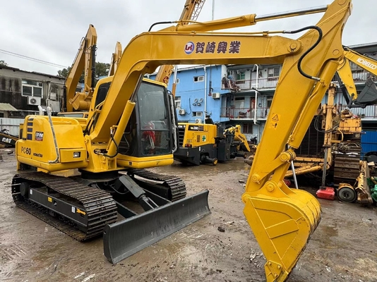 6 τόνων Αρχική Ιαπωνία Χρησιμοποιούμενη Komatsu PC60-7 Crawler Excavator σε πώληση