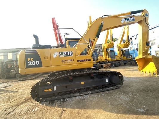 20 τόνων Αρχική Ιαπωνία μεταχειρισμένο Komatsu PC200-8 Crawler Excavator στην πώληση