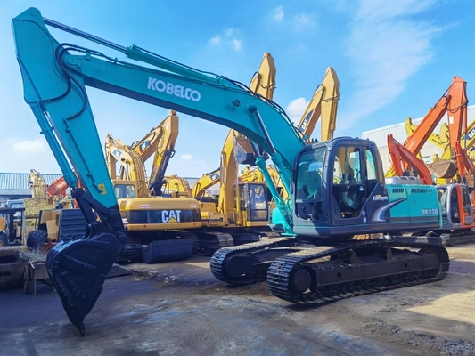 21 τόνους Αρχική Ιαπωνία Χρησιμοποιούμενη Kobelco SK210-8 Crawler Excavator Με 114KW ισχύς κινητήρα και 1 m3 χωρητικότητα κουβάς