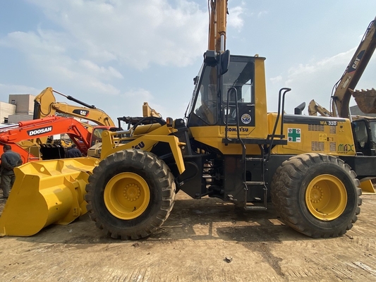 3-5 τόνους μεταχειρισμένο φορτιστή τροχών Komatsu WA320-3 μεταχειρισμένο φορτιστή εμπρός