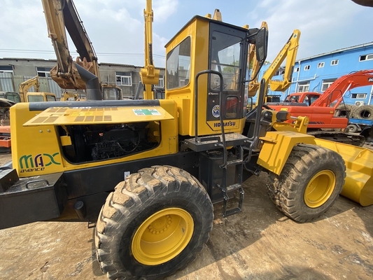 3-5 τόνους μεταχειρισμένο φορτιστή τροχών Komatsu WA320-3 μεταχειρισμένο φορτιστή εμπρός