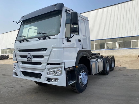 Χρησιμοποιημένο Sinotruk Howo 371hp φορτηγό τρακτέρ ρυμουλκούμενο κεφάλι 6x4 για πώληση
