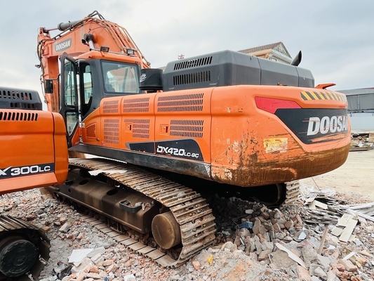 42 τόνους Αρχικό Χρησιμοποιημένο Doosan DX420LC-9C Excavator Crawler με χωρητικότητα κουβάς 2 m3 Χρησιμοποιημένο Excavator