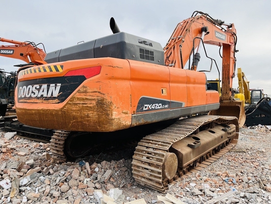 42 τόνους Αρχικό Χρησιμοποιημένο Doosan DX420LC-9C Excavator Crawler με χωρητικότητα κουβάς 2 m3 Χρησιμοποιημένο Excavator