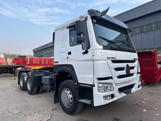 Χρησιμοποιημένο Sinotruk Howo 371hp φορτηγό τρακτέρ ρυμουλκούμενο κεφάλι 6x4 για πώληση