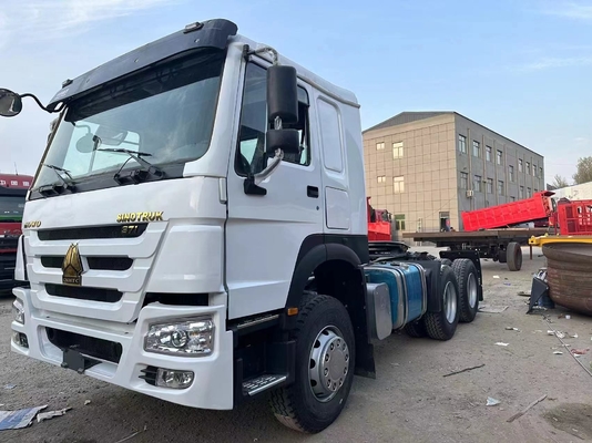 Χρησιμοποιημένο Sinotruk Howo 371hp φορτηγό τρακτέρ ρυμουλκούμενο κεφάλι 6x4 για πώληση