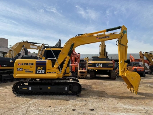 13 τόνους Αρχική Ιαπωνία μεταχειρισμένο Komatsu PC130-7 Crawler Excavator Χρησιμοποιείται στην πώληση