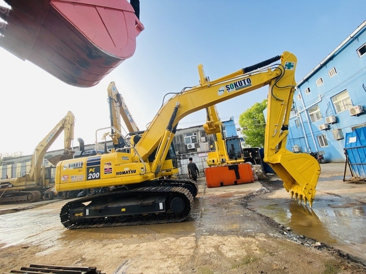 20 τόνων Αρχική Ιαπωνία μεταχειρισμένο Komatsu PC200-8 Crawler Excavator Χρησιμοποιείται στην πώληση