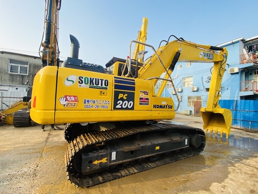 20 τόνων Αρχική Ιαπωνία μεταχειρισμένο Komatsu PC200-8 Crawler Excavator Χρησιμοποιείται στην πώληση