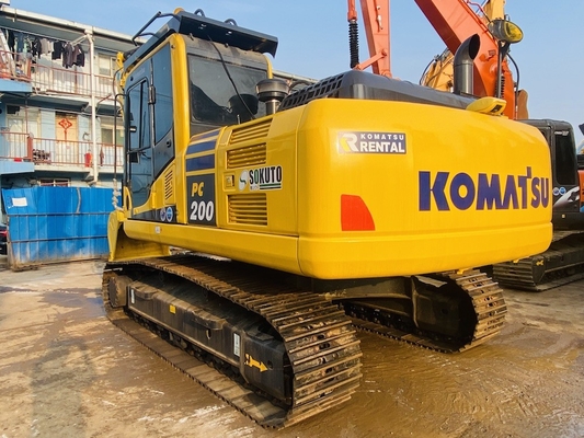 20 τόνων Αρχική Ιαπωνία μεταχειρισμένο Komatsu PC200-8 Crawler Excavator Χρησιμοποιείται στην πώληση