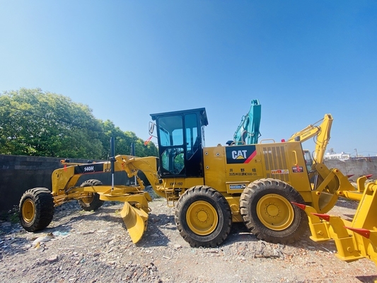Εργαλεία βαρέος Χρησιμοποιούμενο Caterpillar Cat 140H Motor Grader Δεύτερο Χέρι με Ripper για πώληση
