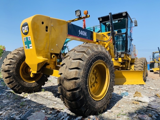 Εργαλεία βαρέος Χρησιμοποιούμενο Caterpillar Cat 140H Motor Grader Δεύτερο Χέρι με Ripper για πώληση