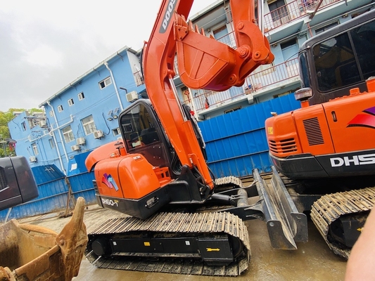 6 τόνους Αρχικό Χρησιμοποιημένο Doosan DH60-7 Crawler Excavator Δεύτερο Χέρι Με 0,09-0,2 m3 χωρητικότητα κουβάς