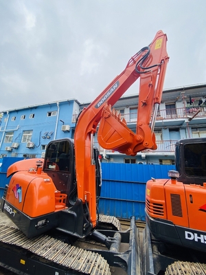 6 τόνους Αρχικό Χρησιμοποιημένο Doosan DH60-7 Crawler Excavator Δεύτερο Χέρι Με 0,09-0,2 m3 χωρητικότητα κουβάς