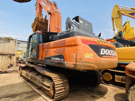 49 τόνους Αρχικό Χρησιμοποιούμενο Doosan DX490LC-9C Crawler Excavator Δεύτερο Χέρι Με 2.72 m3 χωρητικότητα κουβάς