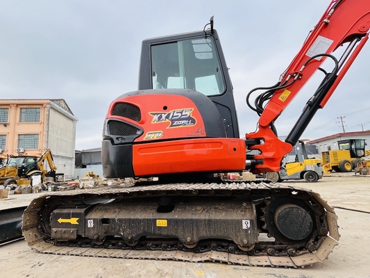 5 τόνους Χρησιμοποιούμενος εκσκαφέας Kubota KX155 Εκσκαφέας μεταχειρισμένου χειριστή με ισχύ 29.9 kW και χωρητικότητα 0.16 m3
