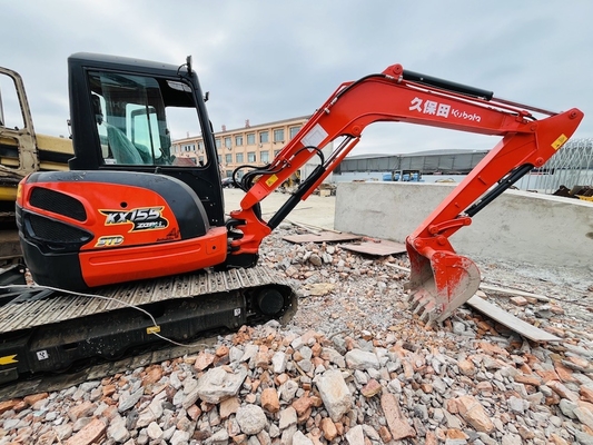 5 τόνους Χρησιμοποιούμενος εκσκαφέας Kubota KX155 Εκσκαφέας μεταχειρισμένου χειριστή με ισχύ 29.9 kW και χωρητικότητα 0.16 m3