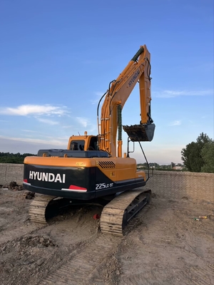 22 τόνους μεταχειρισμένο υγιούντα R225 Crawler Excavator Χρησιμοποιείται 112 KW ισχύς κινητήρα και 1,05 M3 χωρητικότητα κουβάς
