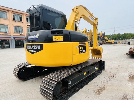 Αρχικό Χρησιμοποιημένο Κομάτσου PC78US Excavator Crawler Secondhand 7 Ton Mini Excavator Μηχανήματα Κατασκευής