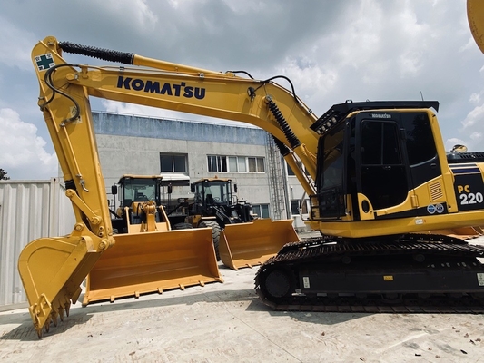 100% αρχικό μεταχειρισμένο σκάφος Komatsu PC220-8 σκάφος Crawer PC200/PC220/PC300