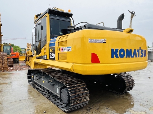 Χρησιμοποιηθέν Komatsu PC220-8 μεταχειρισμένο Excavator Excavator Backhoe 1 CBM Κουβάς χωρητικότητα κατασκευαστικά μηχανήματα