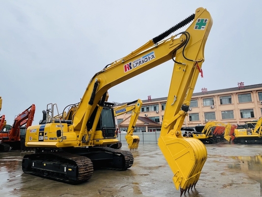 Χρησιμοποιηθέν Komatsu PC220-8 μεταχειρισμένο Excavator Excavator Backhoe 1 CBM Κουβάς χωρητικότητα κατασκευαστικά μηχανήματα