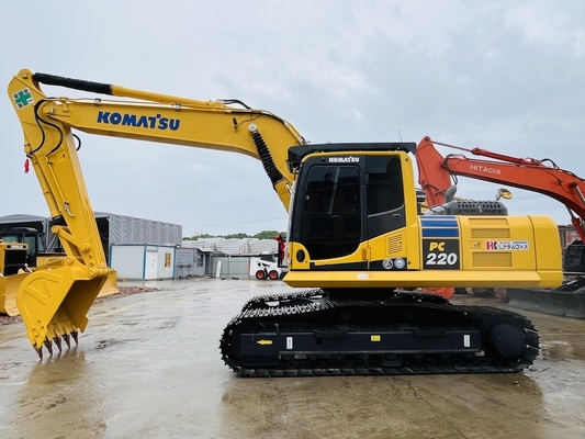 Δεύτερο χέρι Komatsu PC220-8 Υδραυλική Εκσκαφέας Excavator Backhoe Χρησιμοποιείται 22 Ton Digger κατασκευαστικά μηχανήματα