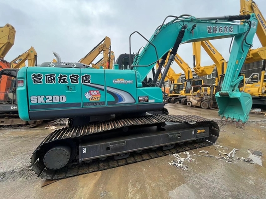 Αρχικό 80% καινούργιο Kobelco SK200-8 Υδραυλική Εκσκαφέας Χρησιμοποιούμενος Εκσκαφέας SK200-8 SK200-7 SK220-8