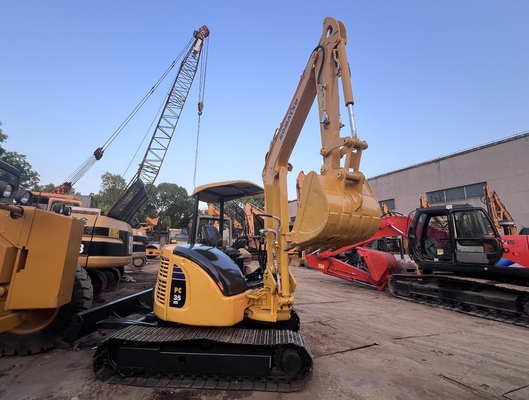 Μίνι εκσκαφέας Χρησιμοποιούμενος Komatsu PC35MR Crawler Excavator Χρησιμοποιούμενος Εκσκαφέας Μηχανήματα Κατασκευής