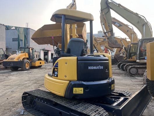 Μίνι εκσκαφέας Χρησιμοποιούμενος Komatsu PC35MR Crawler Excavator Χρησιμοποιούμενος Εκσκαφέας Μηχανήματα Κατασκευής