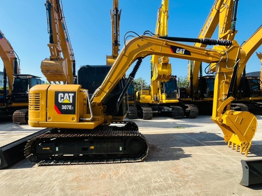 0.33 CBM CAT 307E2 μεταχειρισμένο σκάφος Caterpillar Excavator Ιαπωνία κατασκευασμένο μεταχειρισμένο σκάφος Crawler Excavator 7 τόνων Μηχανήματα κατασκευής
