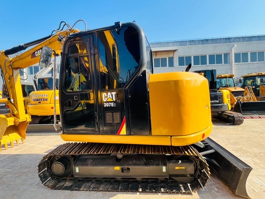 0.33 CBM CAT 307E2 μεταχειρισμένο σκάφος Caterpillar Excavator Ιαπωνία κατασκευασμένο μεταχειρισμένο σκάφος Crawler Excavator 7 τόνων Μηχανήματα κατασκευής