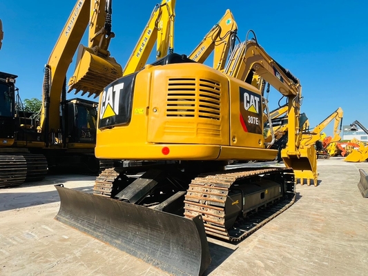 0.33 CBM CAT 307E2 μεταχειρισμένο σκάφος Caterpillar Excavator Ιαπωνία κατασκευασμένο μεταχειρισμένο σκάφος Crawler Excavator 7 τόνων Μηχανήματα κατασκευής