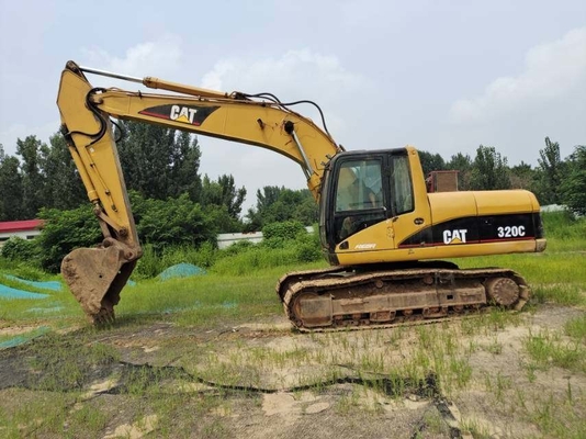 Αρχικό CAT 320C Χρησιμοποιούμενο σκάφος 20 τόνων μεταχειρισμένο σκάφος CAT με κινητήρα CAT 3066ATAAC