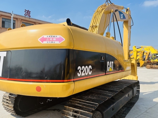 CAT 320C Χρησιμοποιούμενος εξορυκτής με μέγιστο βάθος ανασκαφής 6550 mm και μοντέλο κινητήρα CAT 3066