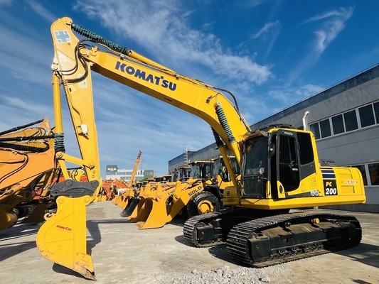 20 τόνους 100% μεταχειρισμένο Komatsu PC200-8 Excavator Crawler Χρησιμοποιούμενος Digger Original Japan Komatsu SAA6D107E-1
