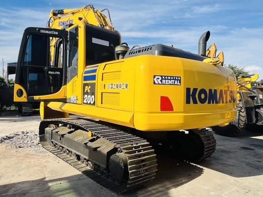 20 τόνους 100% μεταχειρισμένο Komatsu PC200-8 Excavator Crawler Χρησιμοποιούμενος Digger Original Japan Komatsu SAA6D107E-1