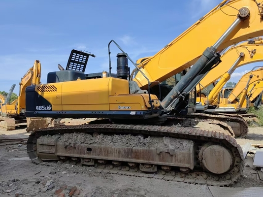 48 τόνων Οριζιακό μεταχειρισμένο Hyundai R485LVS Crawler Excavator Χρησιμοποιούμενο Hyundai Digger προς πώληση