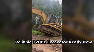 Γνήσιο Ιαπωνικό Μεταχειρισμένο CAT 320BL Ερπυστριοφόρος εκσκαφέας Καλή κατάσταση Έτοιμο για αποστολή